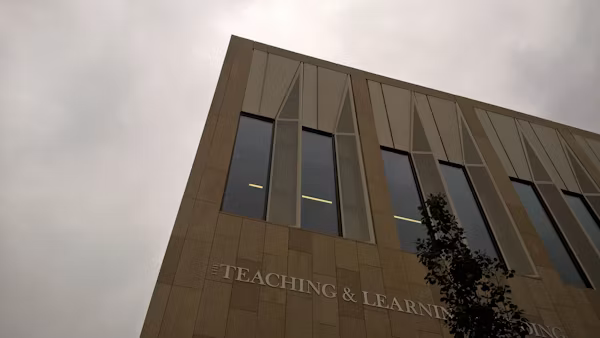Modern university building